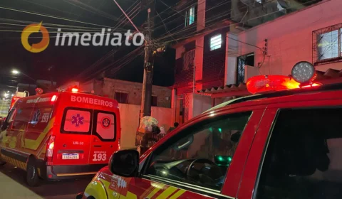 Princípio de incêndio atinge prédio no bairro Santo Antônio em Manaus