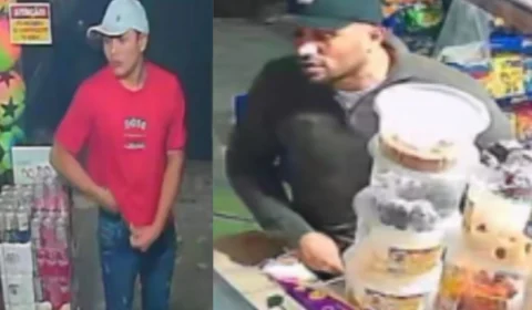 Dupla faz “A Limpa” em mercadinho no bairro Colônia Terra Nova