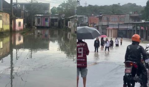 Moradores do bairro Armando Mendes sofrem com alagamentos e pedem solução urgente