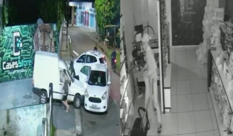 Tentativa de furto a loja de eletrônicos em Manacapuru é Frustrada com Ajuda de Alarme e ação rápida da polícia