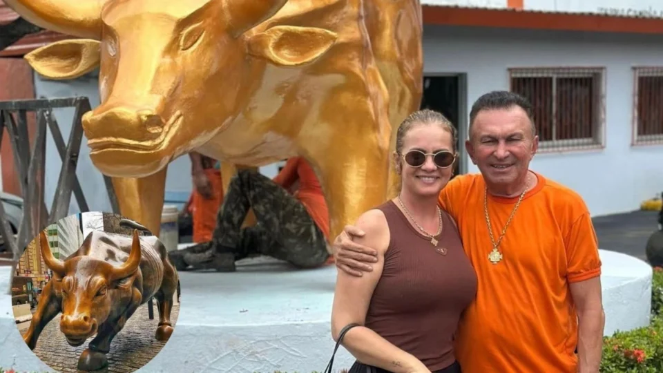 Monumento inspirado no Touro de Wall Street é instalado na sede da Semulsp