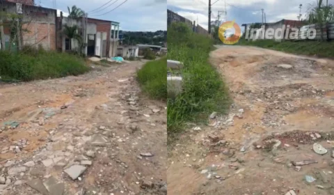 Rua abandonada há 15 anos: moradores do Santa Etelvina vivem em condições precárias de infraestrutura