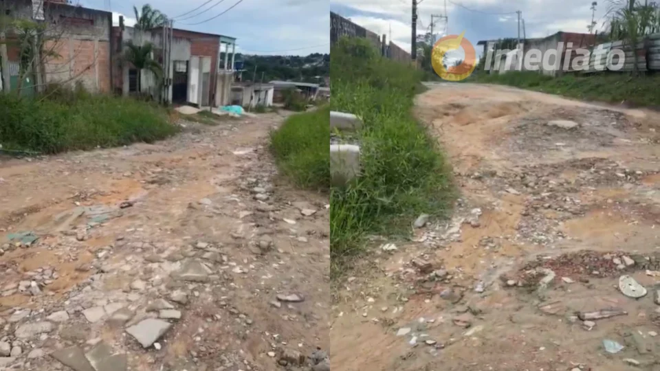 Rua abandonada há 15 anos: moradores do Santa Etelvina vivem em condições precárias de infraestrutura