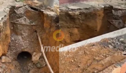 “Só queremos nosso direito”: moradores cobram solução para buraco que ameaça casa em Manaus