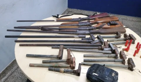 Operação da PMAM resulta em 22 armas apreendidas e três prisões em ações de combate ao crime