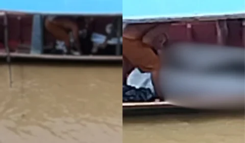 Vídeo: Corpo de um dos jovens desaparecidos no Rio Amazonas, em Parintins, é encontrado