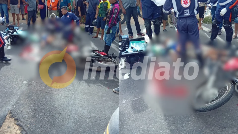 URGENTE: Motorista tenta desviar de buraco, atinge motociclista e morre atropelado por caminhão na Av.  Torquato Tapajós