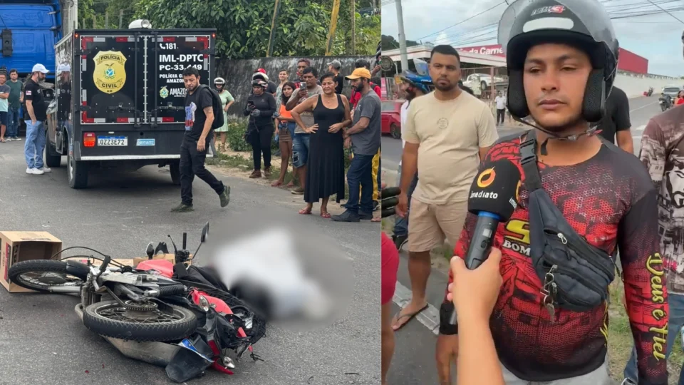 Vítima de acidente na Av. Torquato Tapajós estava voltando para casa após deixar esposa na igreja