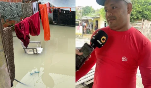 ‘Eu só queria que o igarapé fosse consertado para não alagar as casas’, afirma morador após perder tudo durante a chuva