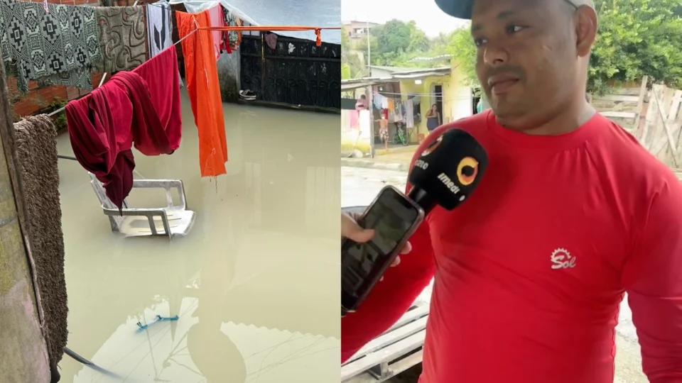 ‘Eu só queria que o igarapé fosse consertado para não alagar as casas’, afirma morador após perder tudo durante a chuva