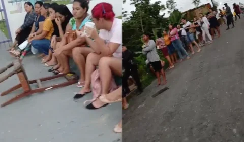 Vídeo: UBSF-46 gera longas filas e espera para beneficiários do Bolsa Família, que se arriscam por senhas