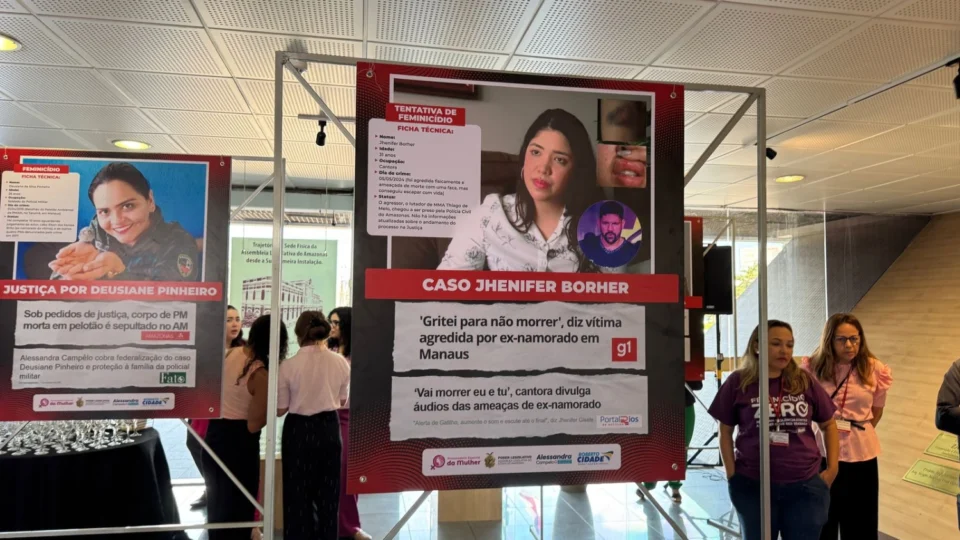 Exposição ‘Nenhuma Violência Contra a Mulher Deve Ser Tolerada’ é Inaugurada na Assembleia Legislativa do Amazonas