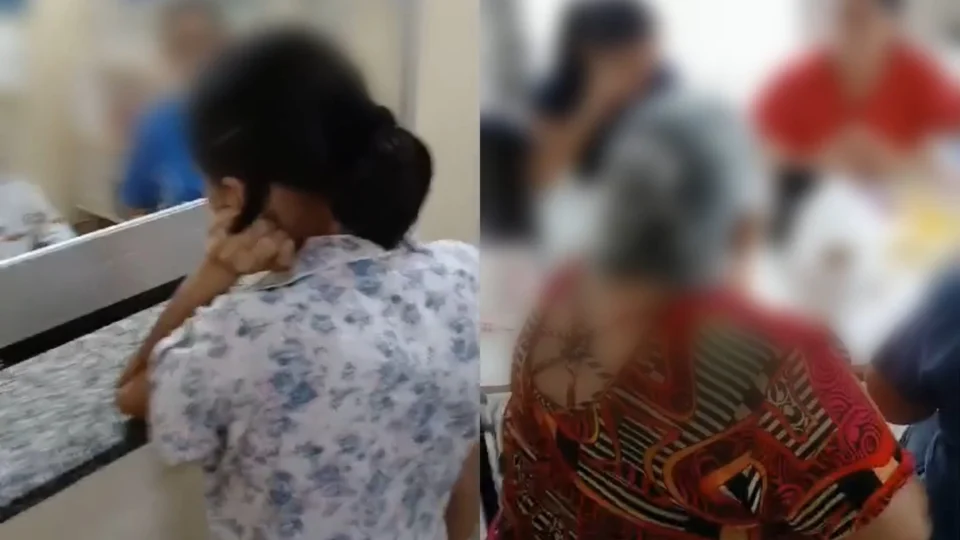 ‘O bebê está lá fora e vocês aqui tomando café… É assim que funciona?’, questiona homem indignado em UBSF no Amazonino Mendes