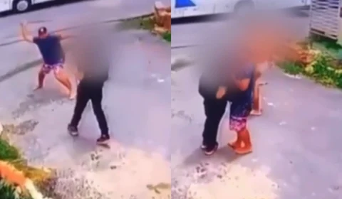 Vídeo: Adolescente com autismo é agredido a pauladas por ex-militar no Colônia Terra Nova
