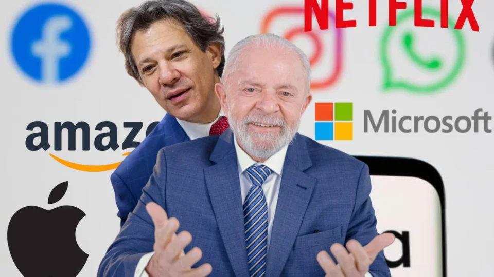 Governo Lula propõe taxação para Big Techs: Meta, Google, Microsoft, Amazon, Apple e Netflix estão na mira