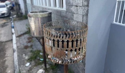 Feto é encontrado dentro de saco de lixo no bairro Campo Dourado