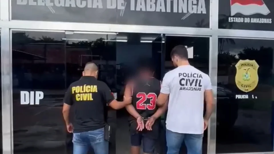Vídeo: Criminoso engravida cunhada de apenas 10 anos após abusá-la; Ele ainda tentou fugir para Tabatinga