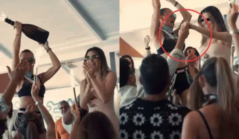 Izabelle Almeida curte festa regada a bebidas ultra caras em evento de luxo
