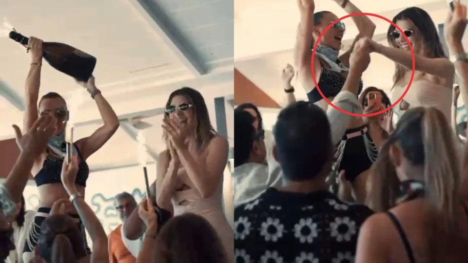 Izabelle Almeida curte festa regada a bebidas ultra caras em evento de luxo