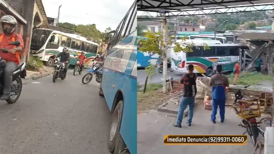 Vídeo: Ônibus desgovernado desce ladeirão do Santa Inês e atinge residência