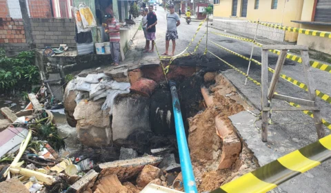 Moradores denunciam erosão e falta de infraestrutura na Cidade Nova