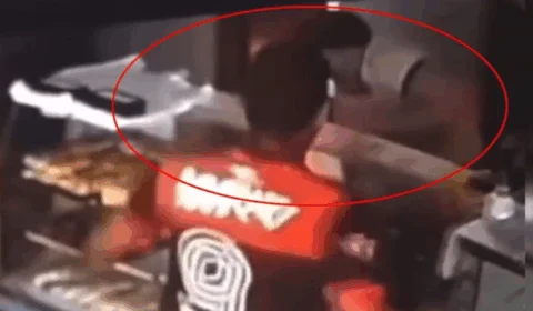 VEJA VÍDEO: cliente tem café fiado negado e joga líquido quente em atendente