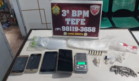 Polícia prende casal por furto, receptação e tráfico de drogas em Tefé