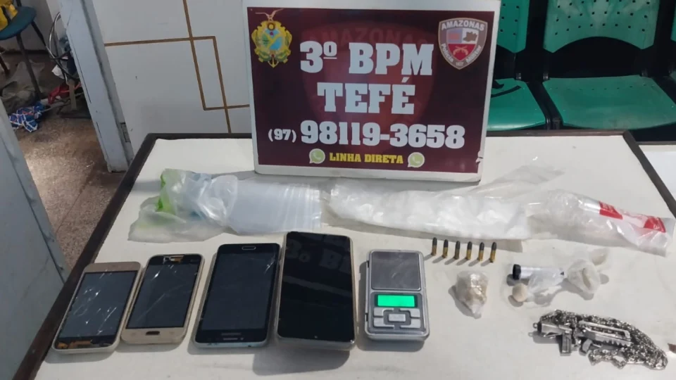 Polícia prende casal por furto, receptação e tráfico de drogas em Tefé