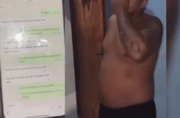 VEJA VÍDEO: mulher divulga mensagens e expõe traição de marido com outro homem