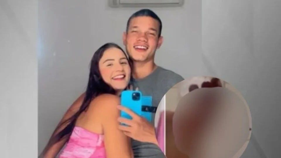 VEJA VÍDEO: influencer morta enforcada pelo ex-companheiro foi gravada esfaqueando ele