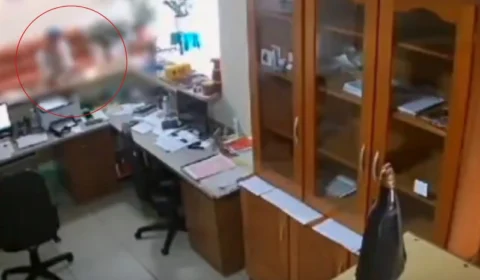 VEJA VÍDEO: homem pede comida em igreja para distrair funcionário e furtar celular