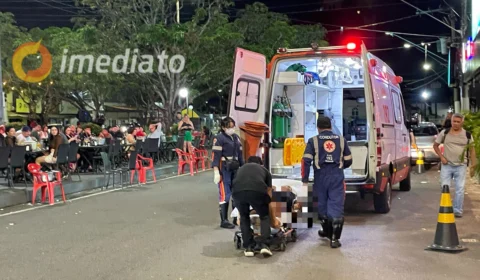Patixa Teló passa mal e é socorrida na Praça do Caranguejo, no Eldorado
