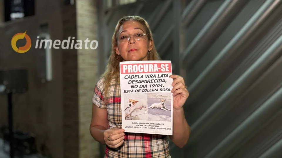 Família faz apelo para encontrar cadelinha desaparecida na zona Oeste de Manaus