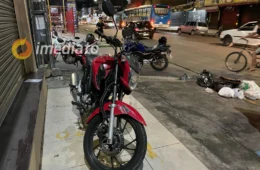 Motociclista fica ferido após colisão com ônibus em Avenida no Bairro Manôa