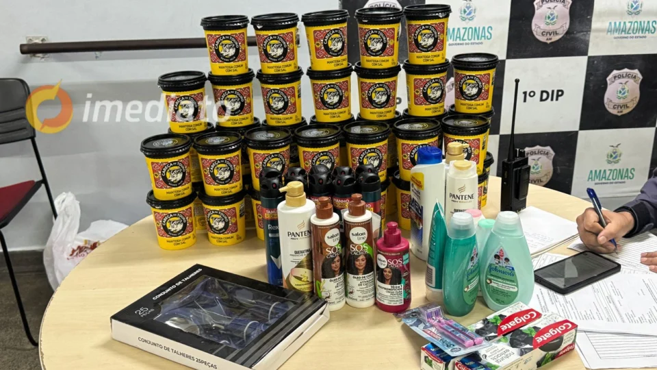 Homem é preso após tentar furtar produtos de supermercado na Zona Sul de Manaus