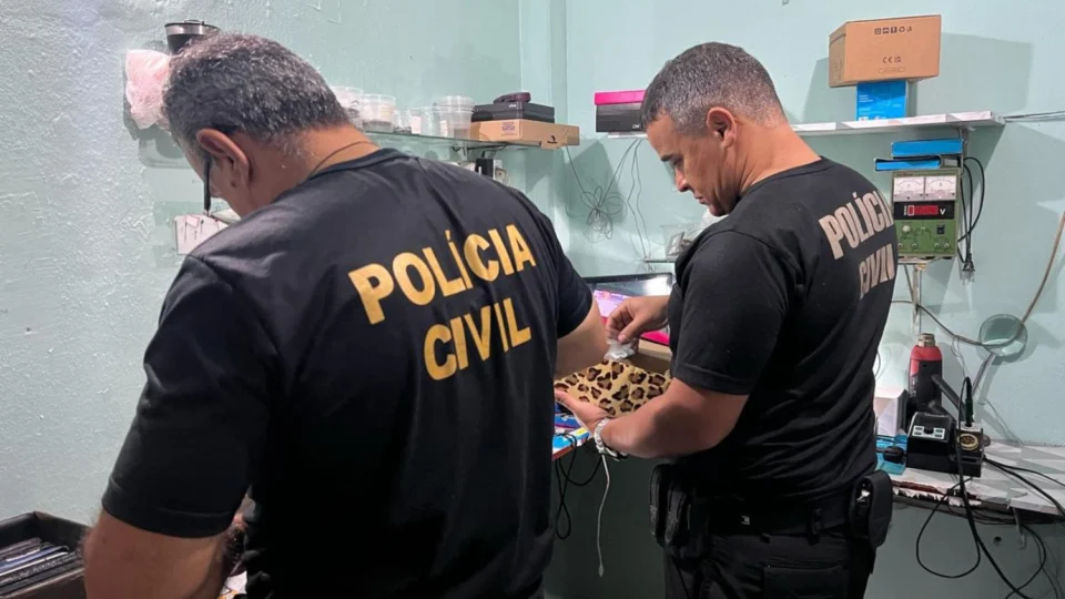Donos de assistência técnica são presos com celulares roubados em operação na zona centro-oeste de Manaus