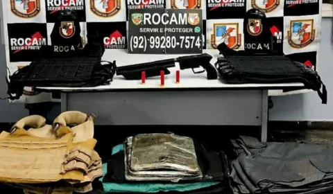 Polícia apreende coletes balísticos e arma artesanal após denúncia no bairro Celebridade II