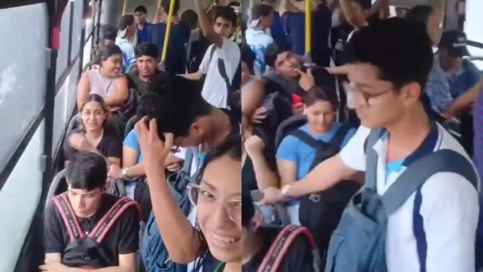 Chuva forte alaga ruas e usuários reclamam de goteiras dentro dos ônibus em Manaus