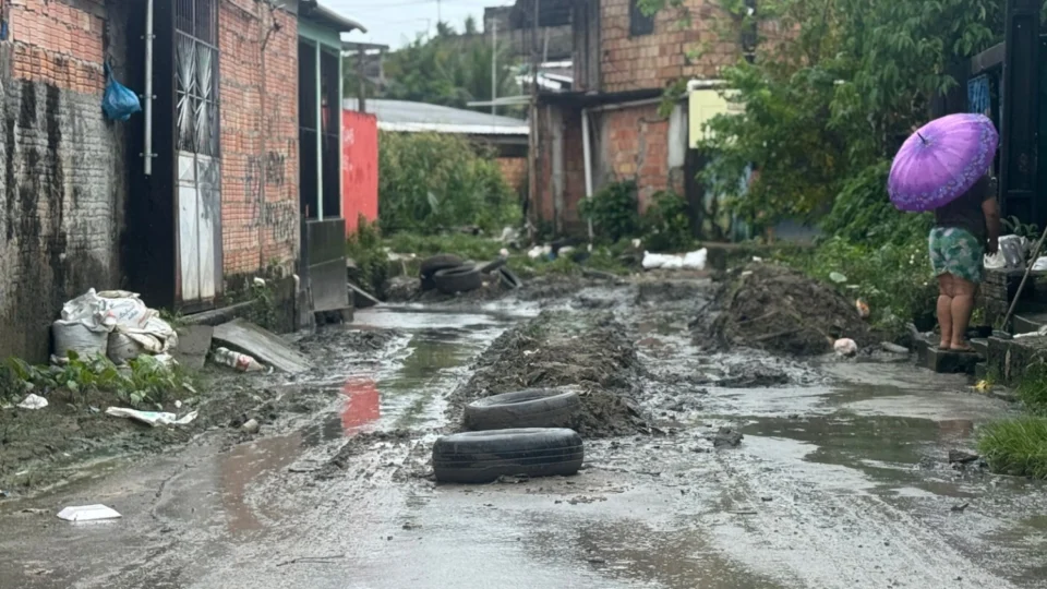 Chuva forte: A situação de moradores no Fátima 1 ficou ainda pior nesta quarta (2)