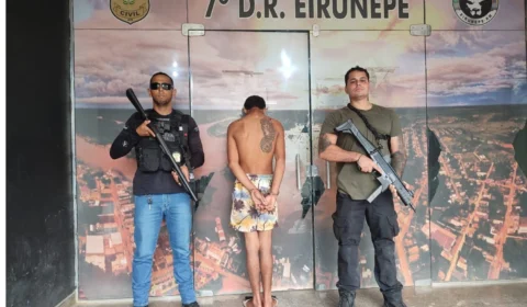 Jovem é preso em flagrante após roubar celular de adolescente em Eirunepé