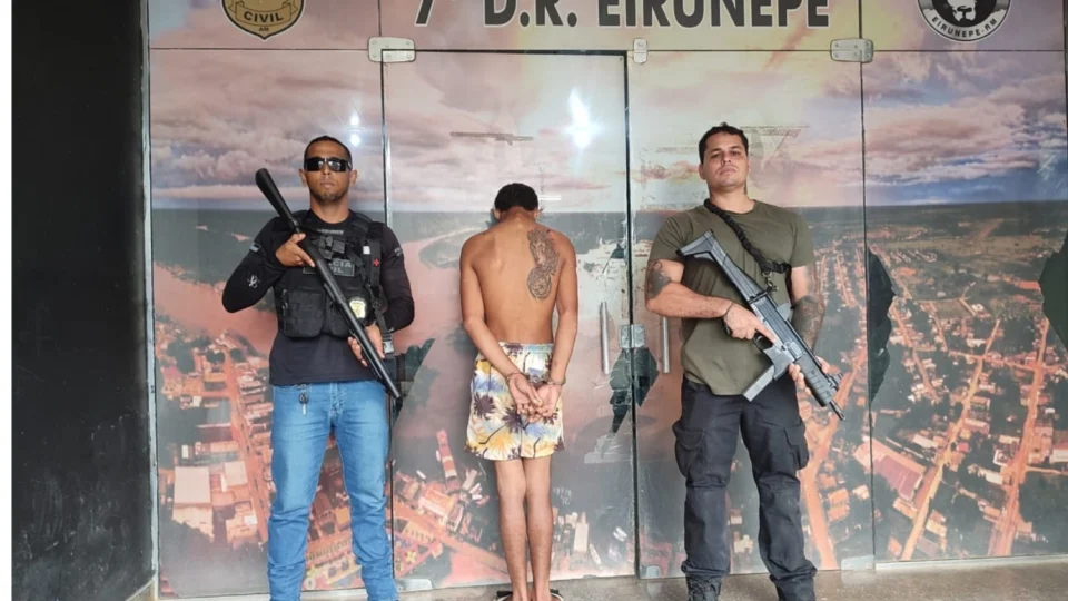 Jovem é preso em flagrante após roubar celular de adolescente em Eirunepé