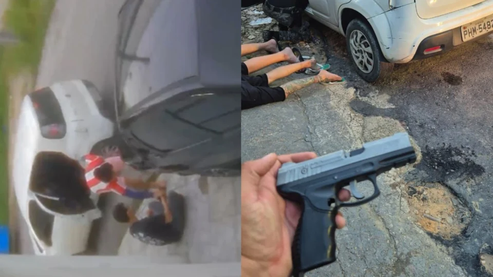 VÍDEO: Trio é preso por série de assaltos na zona Norte de Manaus