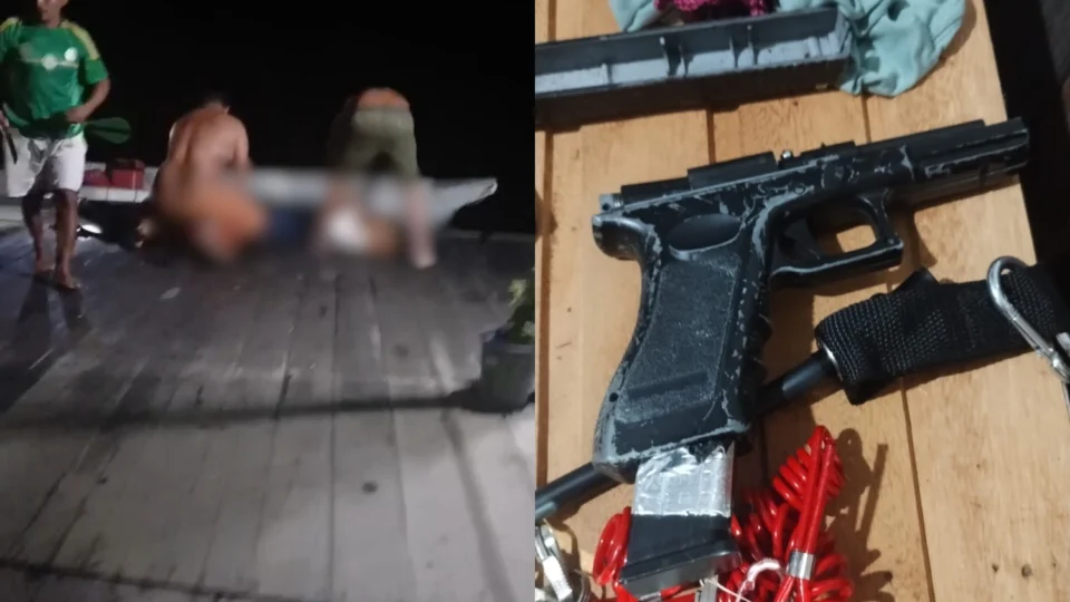 Assalto a pousada em Iranduba termina com assaltante morto e quatro presos após troca de tiros