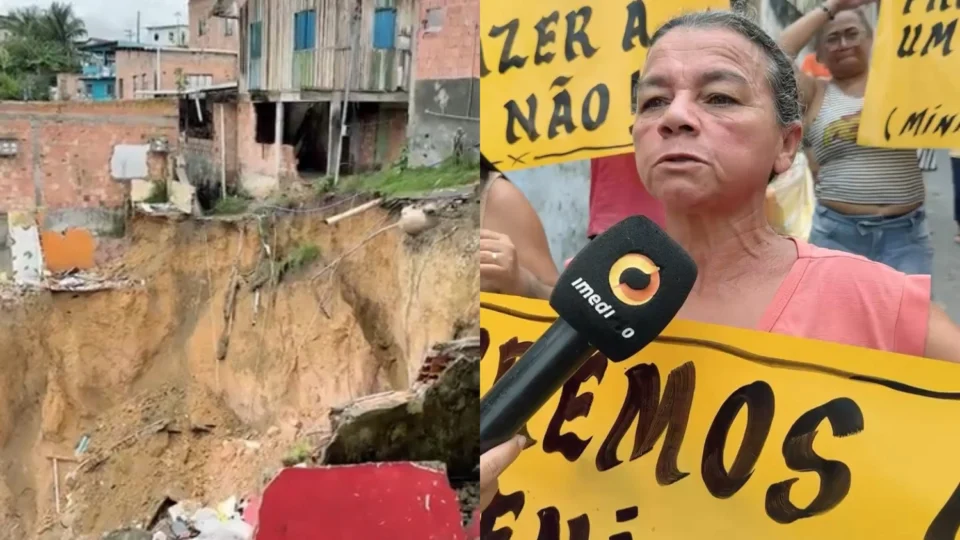 Moradores do Mauazinho cobram providências após casas desabarem por erosão: “Já perdi tudo”