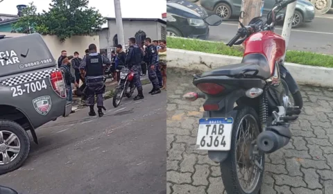 Troca de tiros na Zona Leste de Manaus termina com suspeito baleado e comparsa foragido