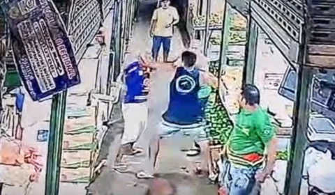 Idoso é agredido por homem dentro da Feira da Manaus Moderna