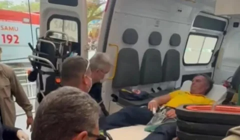 Bolsonaro é hospitalizado com fortes dores abdominais e transferido para Natal após atendimento emergencial