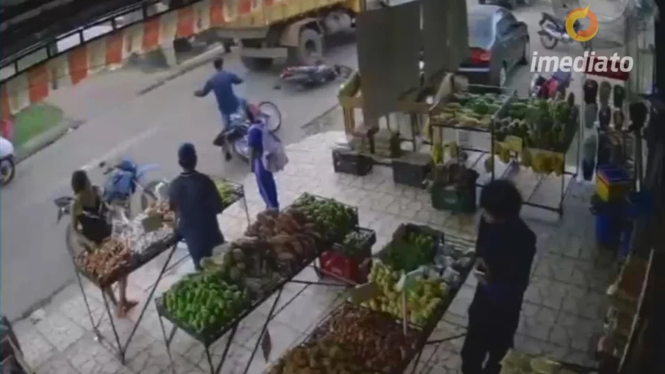 Veja Vídeo: Homem morre depois de ter a cabeça esmagada por uma caçamba em Itacoatiara