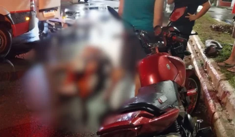 Jovem morre após cair da garupa da motocicleta em Manaus