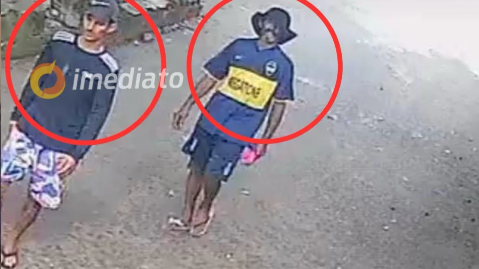 Imagem de suspeitos de furtar bote na Marina do Davi são divulgadas